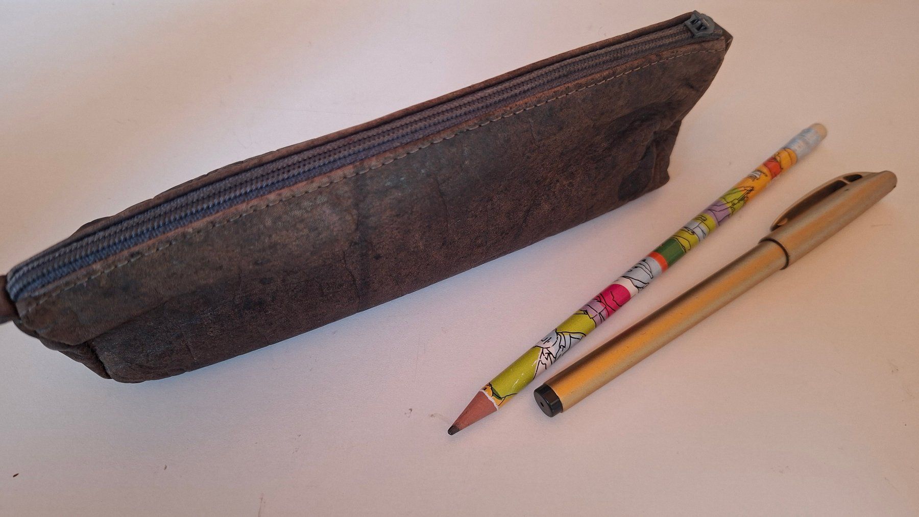 Autres écriture & dessin: Lederetui grau Vintage – D'occasion à Weiningen ZH par Annakatharina 1