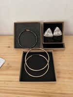 Lot: 2 Ohrringe Paar und ein Armband 