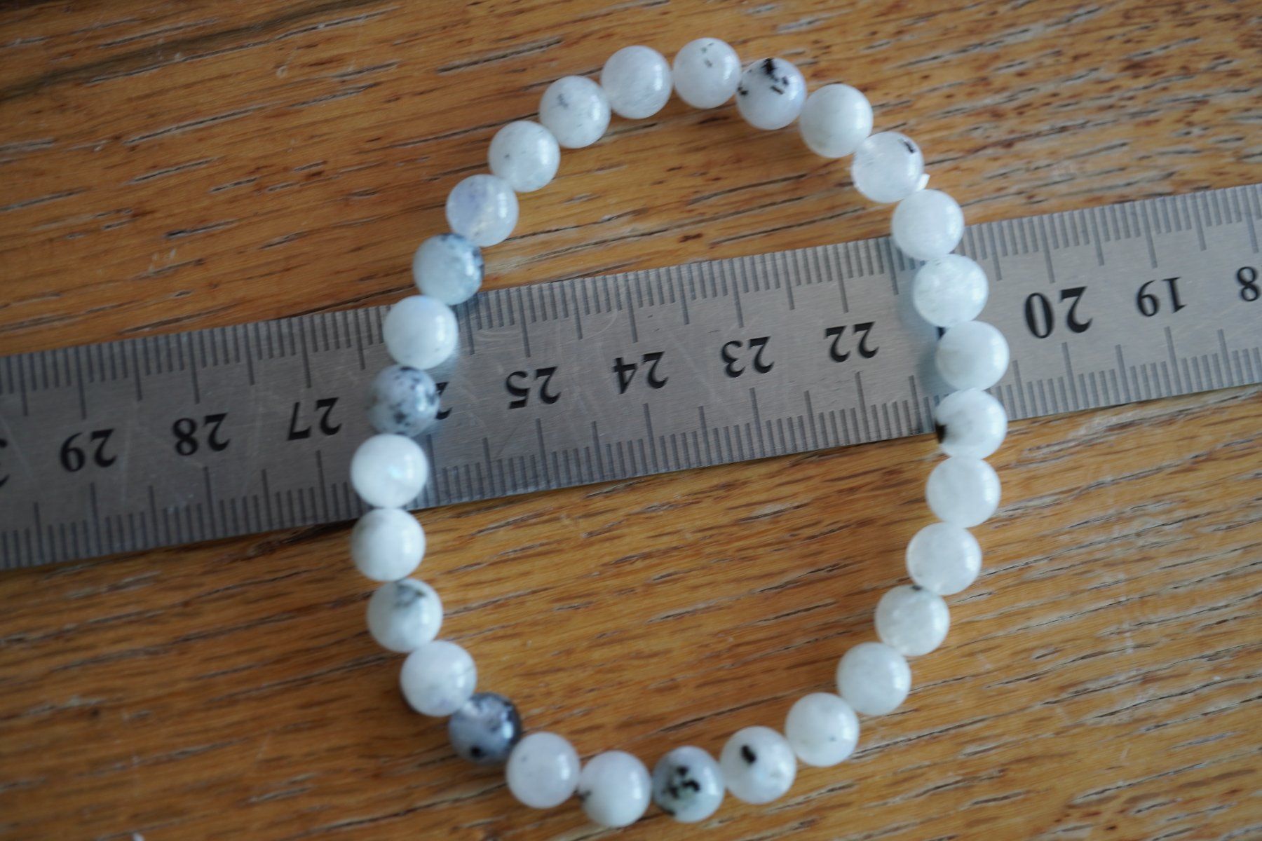 Minerali & Pietre curative: Mondstein  6mm   Kugel  Armband – Nuovo e nell'imballaggio originale da Eschenbach SG venduto da topstone 2