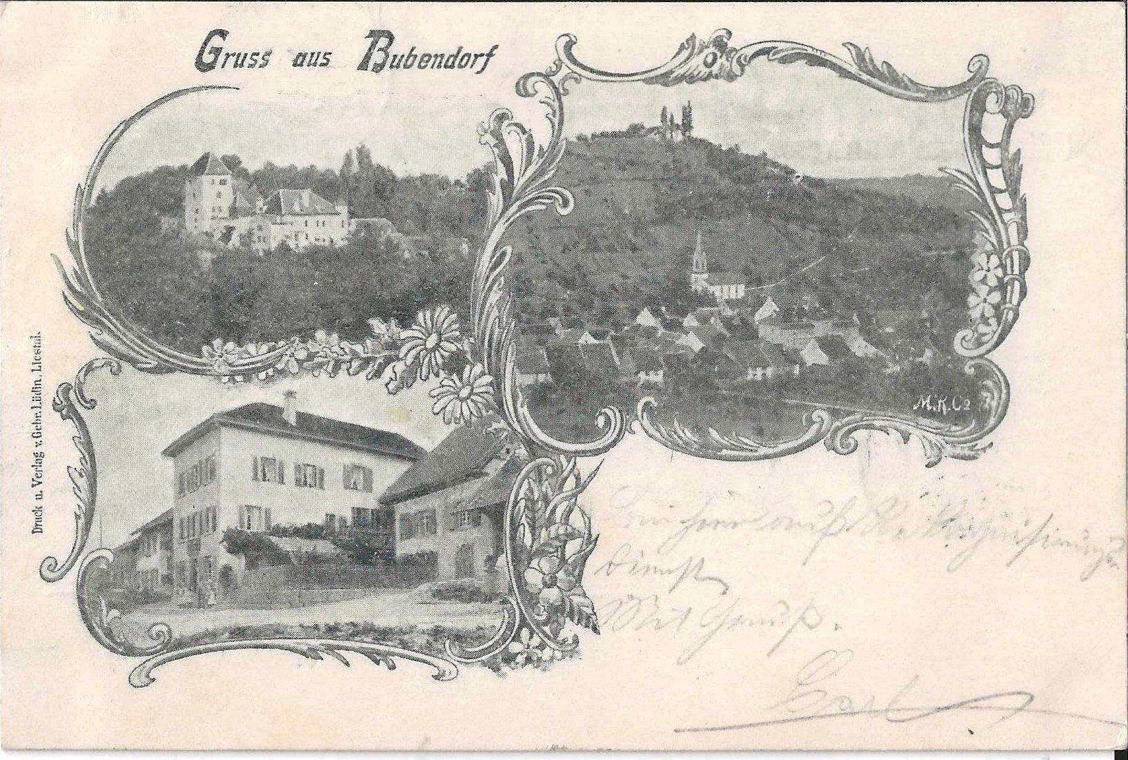 Cartoline postali: Karte Bubendorf 1899 – Usato da Zürich venduto da Philacat11