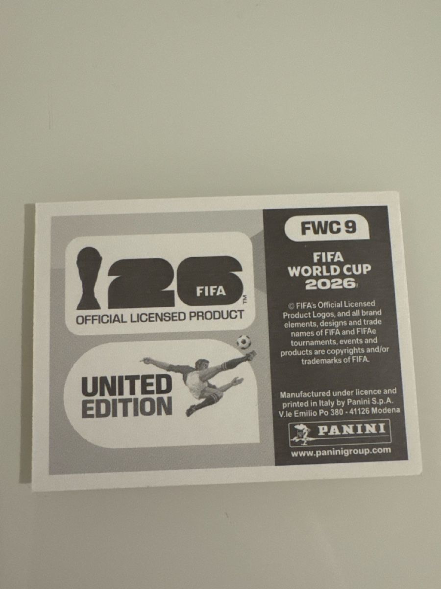 Panini Carte collezionabili: Panini 2026 FWC9 – Nuovo (secondo la descrizione) da Bern venduto da akl_sy9s 1