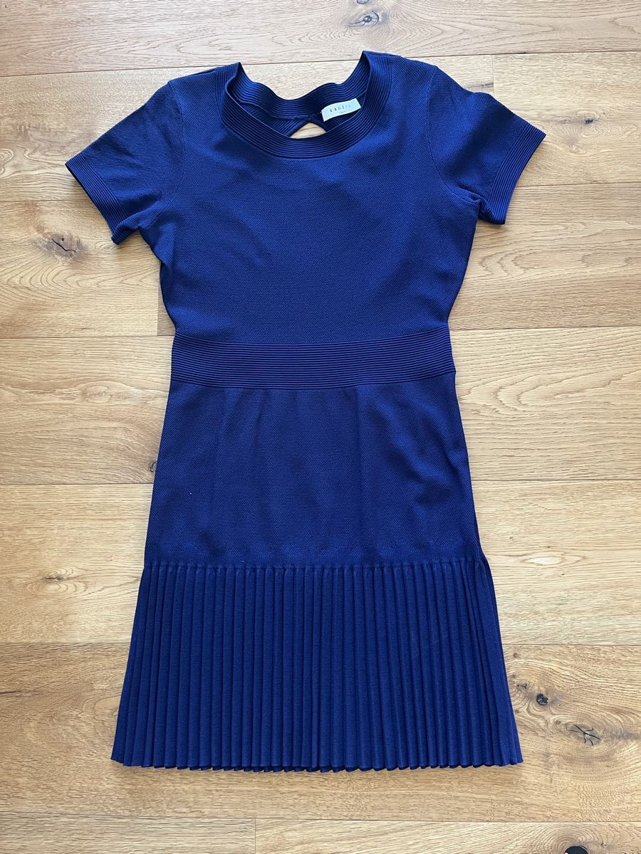 Sandro Kleider: Robe Sandro bleue – Gebraucht aus Puplinge von Cechth