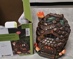 Solar Lichterkette Haus Garten Deko Pilze Waldfee Sommer Neu
