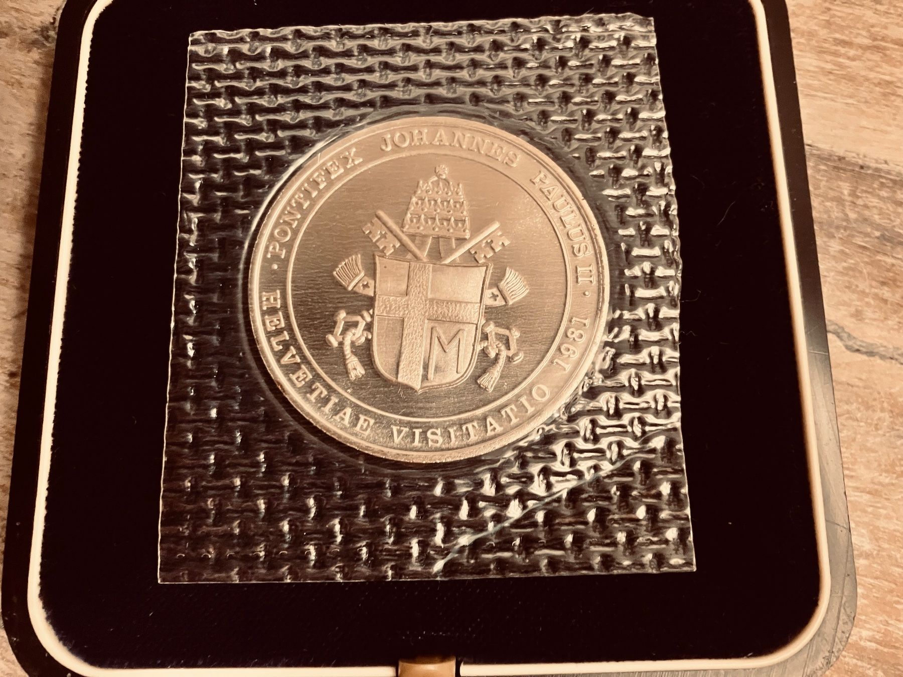 Medaglie: Johannes Paul II. Medaille mit Original-Etui – Usato da Merenschwand venduto da Garfield2026 3