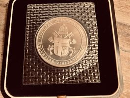 Johannes Paul II. Medaille mit Original-Etui