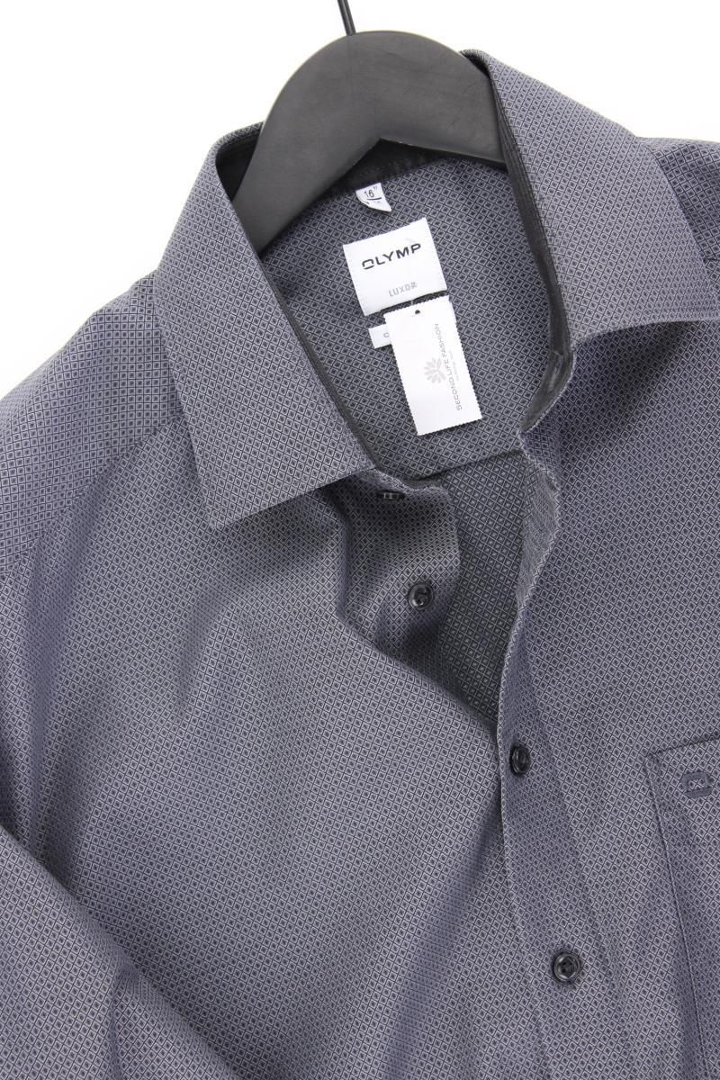 Chemises: Olymp Langarmhemd Gr. Hemdgröße 41 grau – Neuf (Voir description) à Neustadt an der Waldnaab par SecondLifeFashion 1