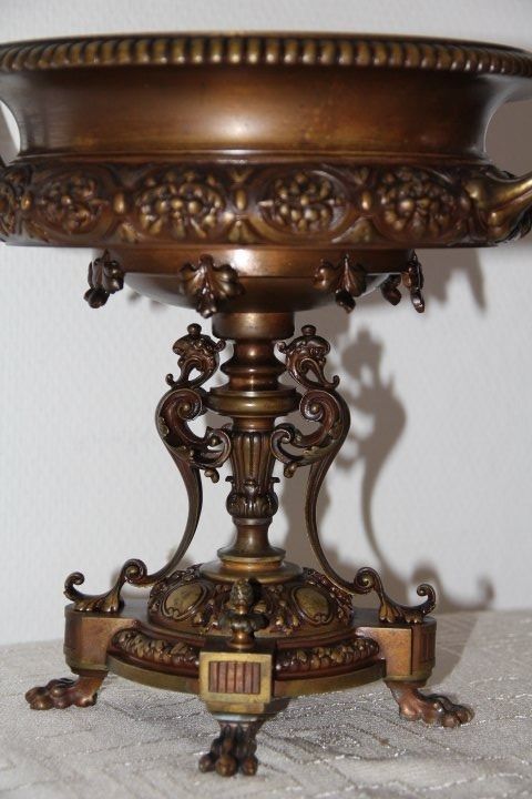 Vasen & Gefässe: Antique coupe en bronze XIXeme siecle . – Gebraucht aus Praz (Vully) von pikuluka1 1