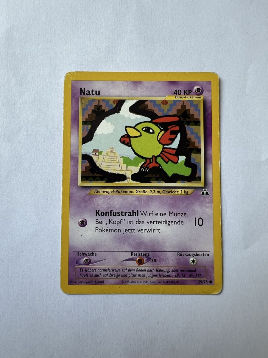 Pokémon Carte collezionabili: Pokemonkarte Natu – Usato da Willisau venduto da Neiro77