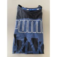 Puma T-Shirt, Gr. 164, schwarz/blau, klassisch