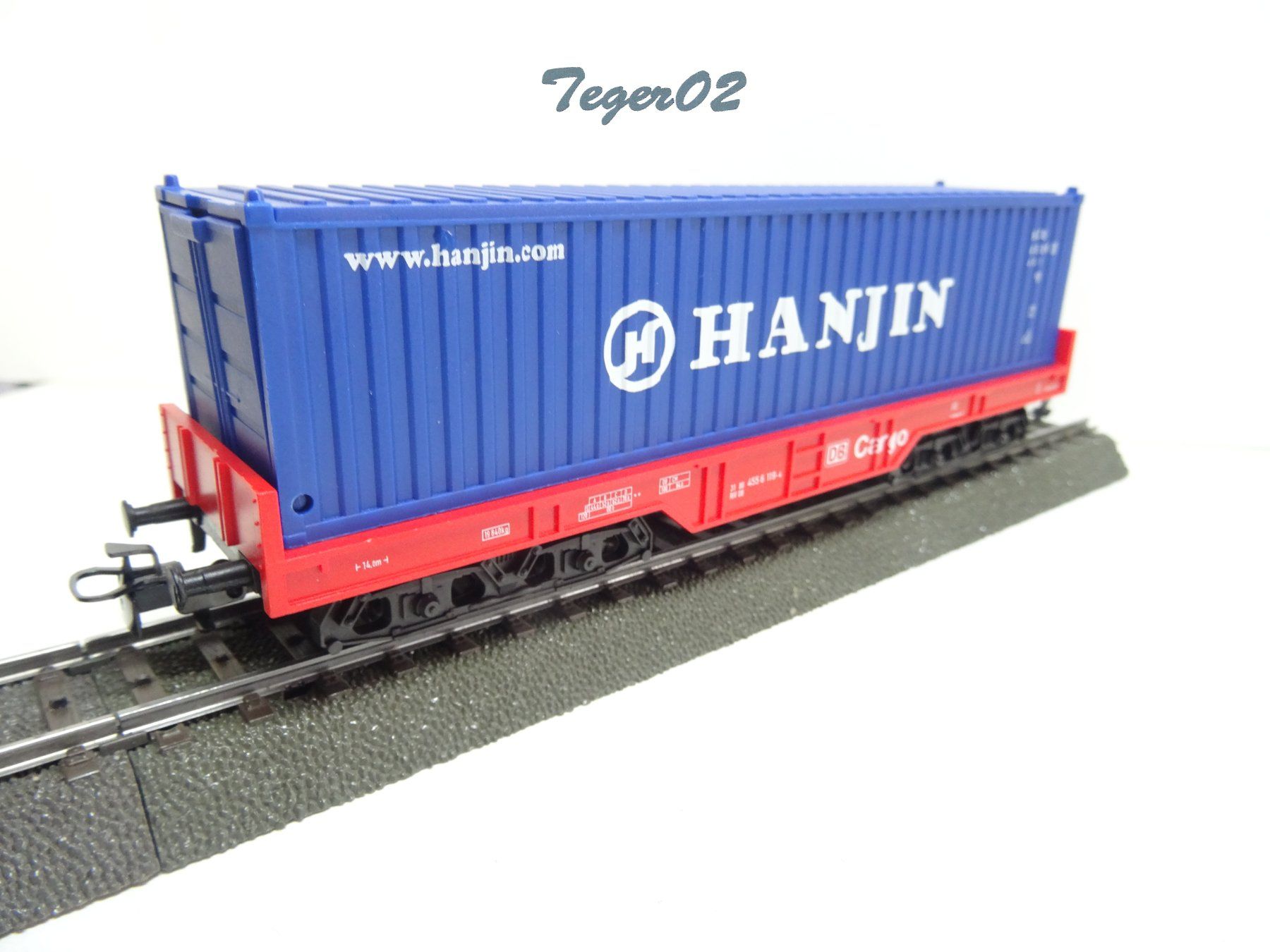 Märklin Modellini di ferrovie: Märklin H0 29452 DB Cargo Container-Transport – Nuovo (secondo la descrizione) da Hochdorf venduto da Teger02