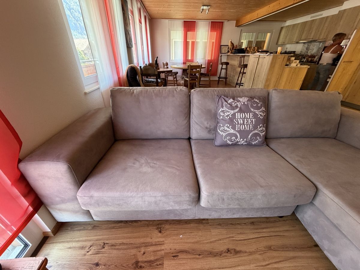 Divani: Ecksofa hellbraun gebraucht – Usato da Meiringen venduto da Sokajina 2