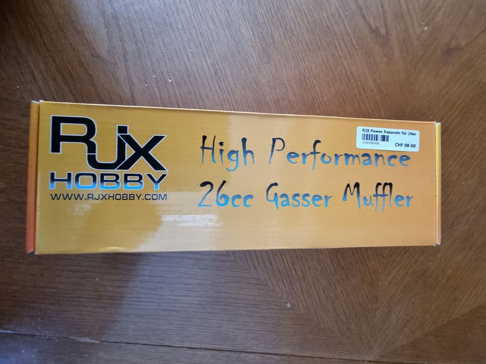 RJX Power Resorohr für 26er Motor | Kaufen auf Ricardo