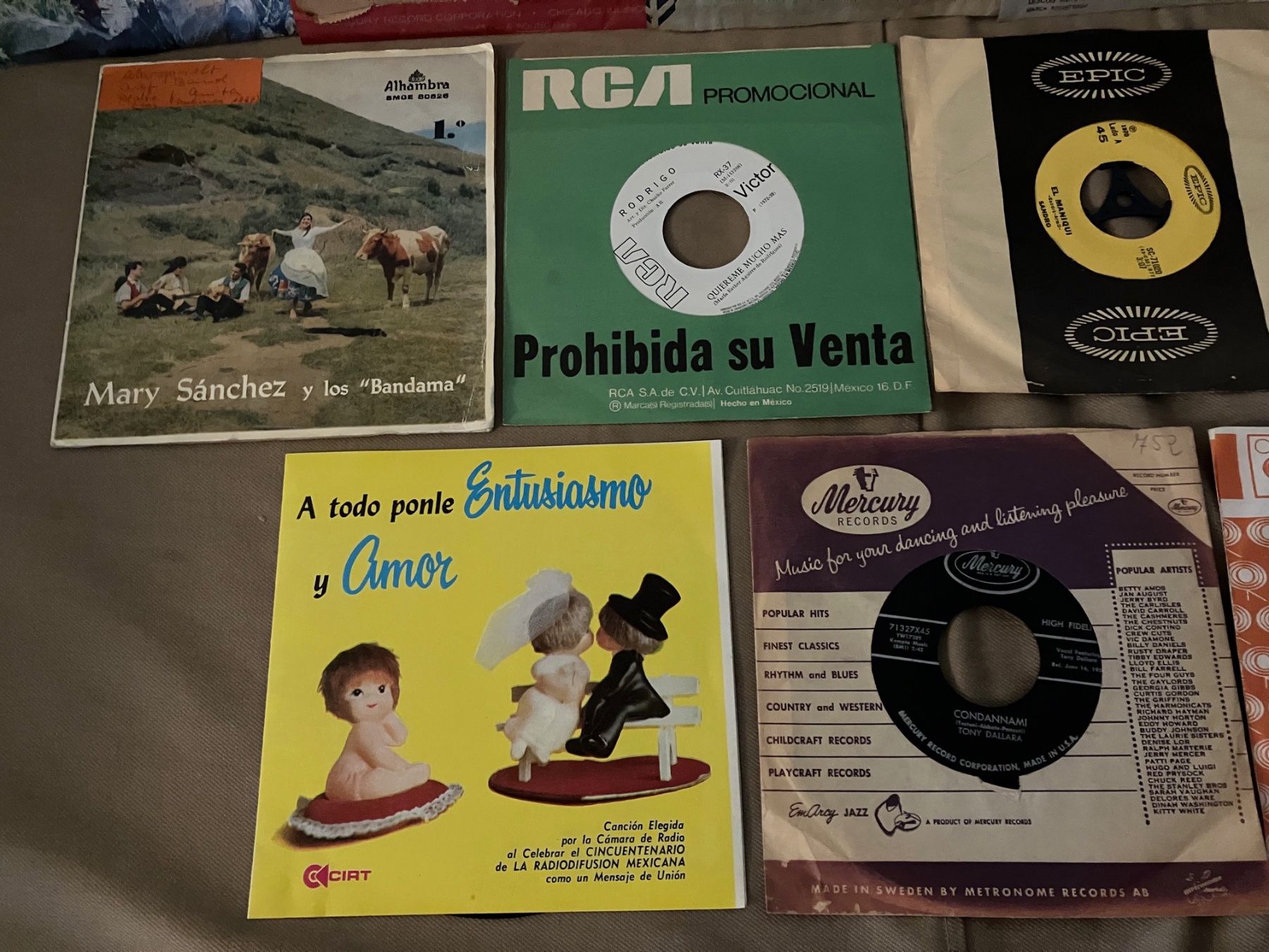 Dischi in vinile: Single Sammlung Mexico – Usato da Zürich venduto da Sophierecords 4