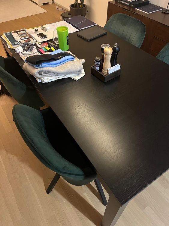 IKEA Esstisch schwarz Kaufen auf Ricardo
