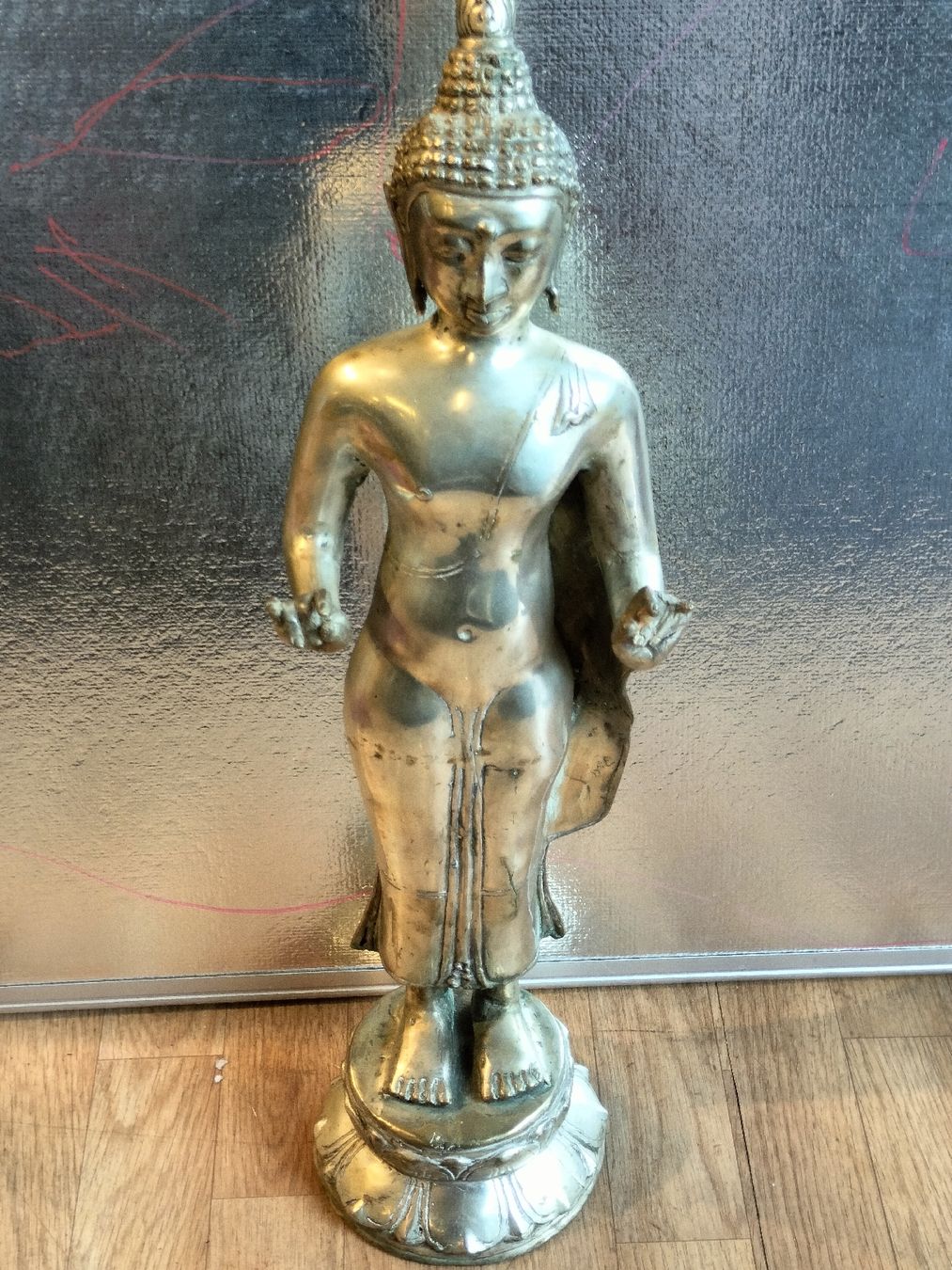 Figuren: Standing Buddha statue – Gebraucht aus Zwingen von inf_2blh 6