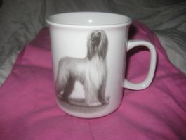 BORZELLAN  TASSE  AFGAHANISCHER  WINDHUND