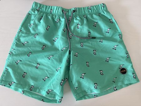 Badehose mintgrün gemustert Grösse M