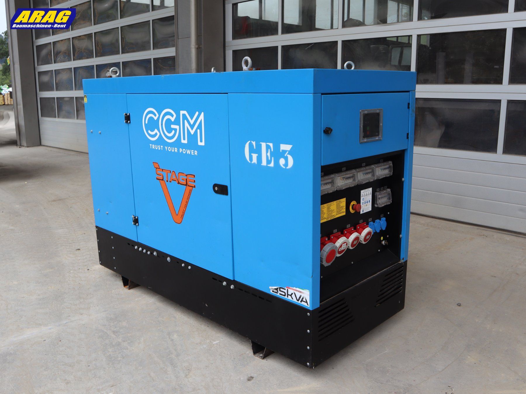 Generatori di corrente: CGM V35Y Notstromaggregat – Usato da Hasle LU venduto da Arag08 4