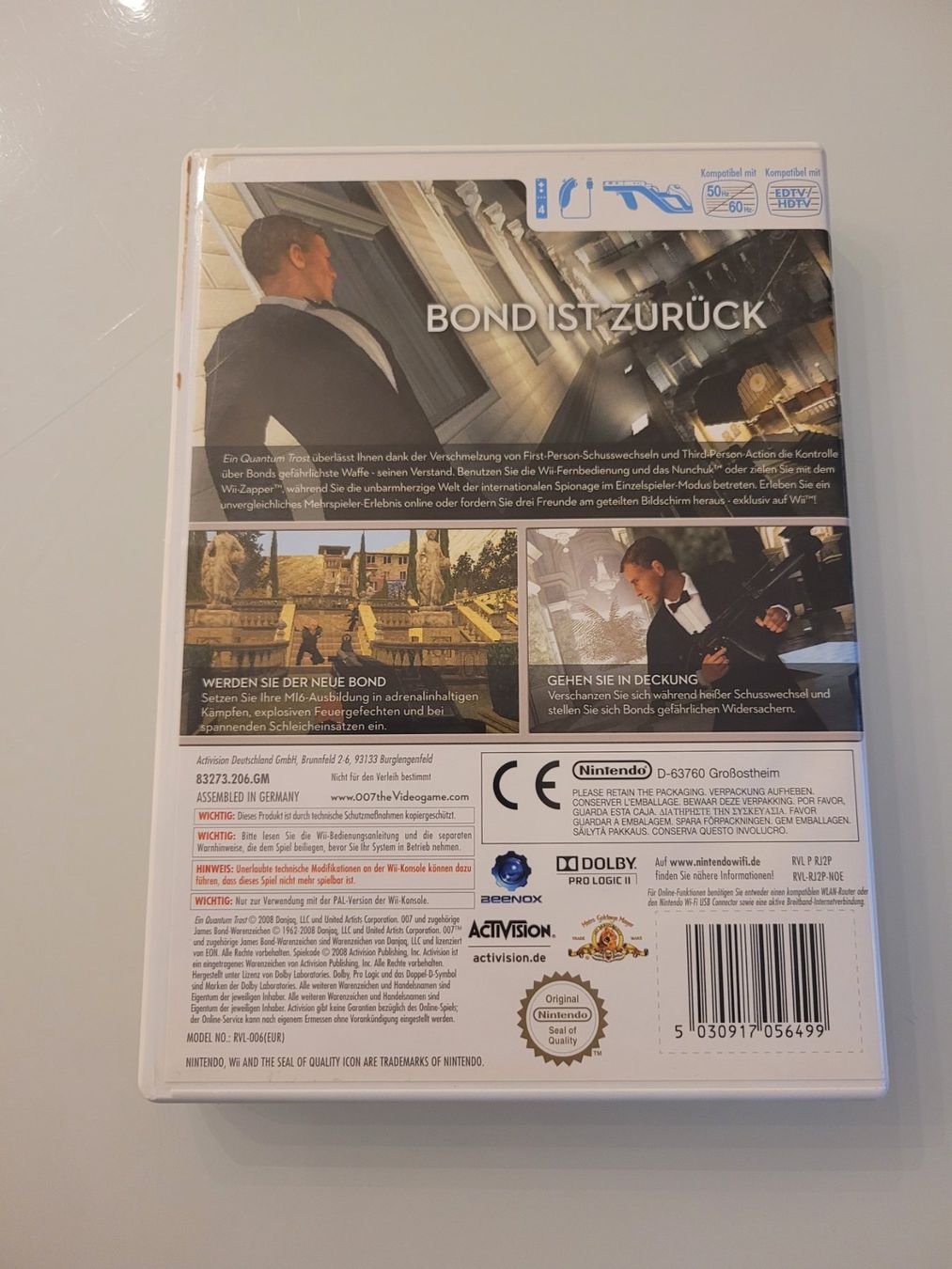 Giochi: 007 James Bond Ein Quantum Trost / Wii – Usato da Uezwil venduto da -Retrogames- 2