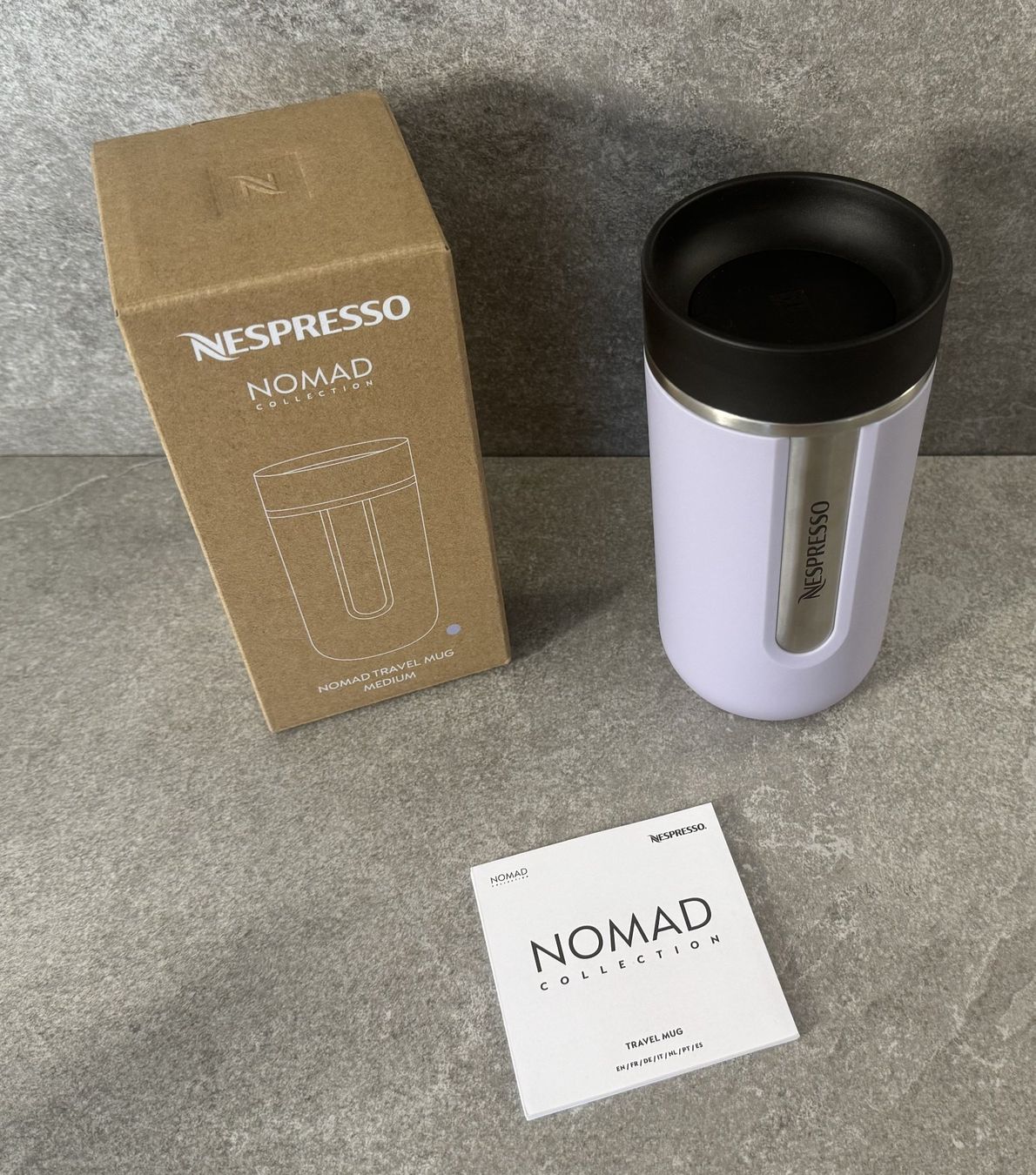 Nespresso Tassen: NESPRESSO: Nomad Reisebecher - Lavendel, 400ml ... – Neu und originalverpackt aus Klosters von ClodiKL 3