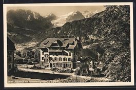 Hasliberg, Hotel Alpenruh mit Wetterhorn