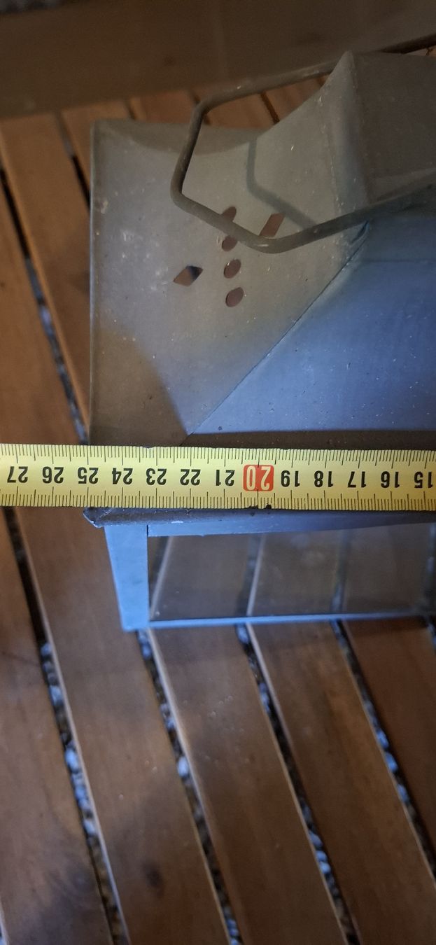 Lanterne: Laterne Windlicht aus Metall & Glas – Usato da Wichtrach venduto da Sunneblueme7 3