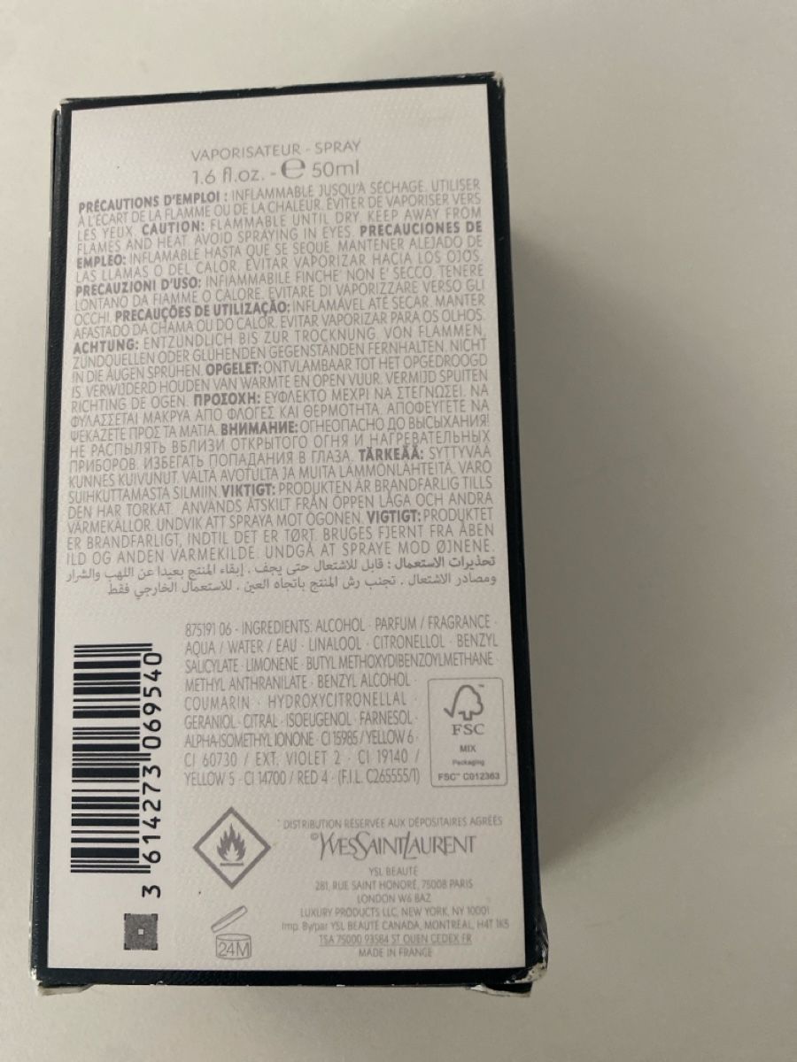 Saint Laurent Profumi & Eau de Toilette: YSL Libre Eau de Parfum Intense 50ml - Neu & Original! – Usato da Bern venduto da Gogo_1930 5