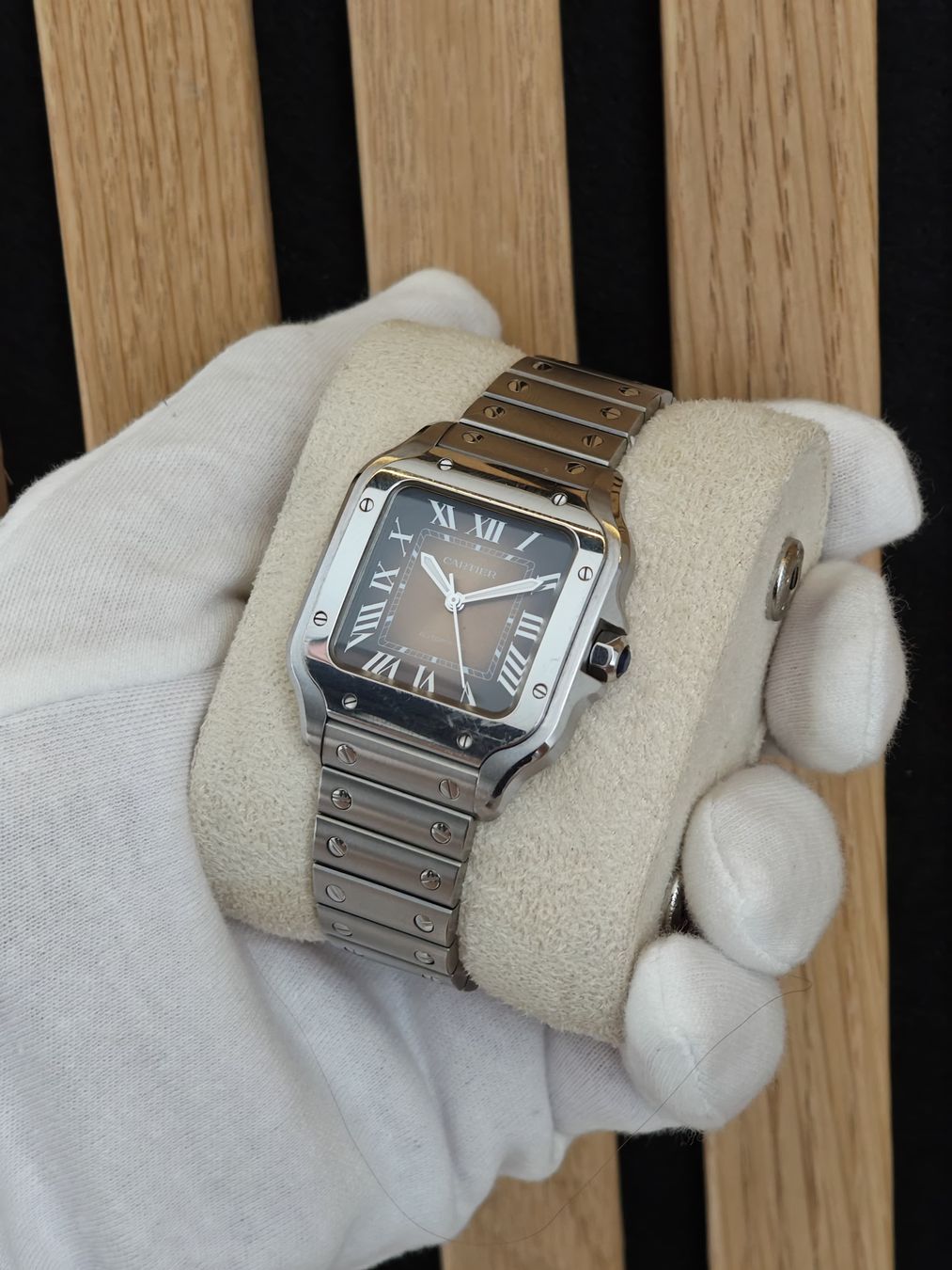 Cartier Orologi: Cartier | Santos de Cartier | Medium – Usato da Männedorf venduto da AeternusWatches