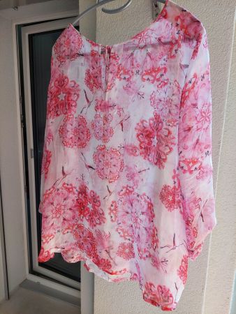 Tunika Nile Collection Damen Grösse L floral pink