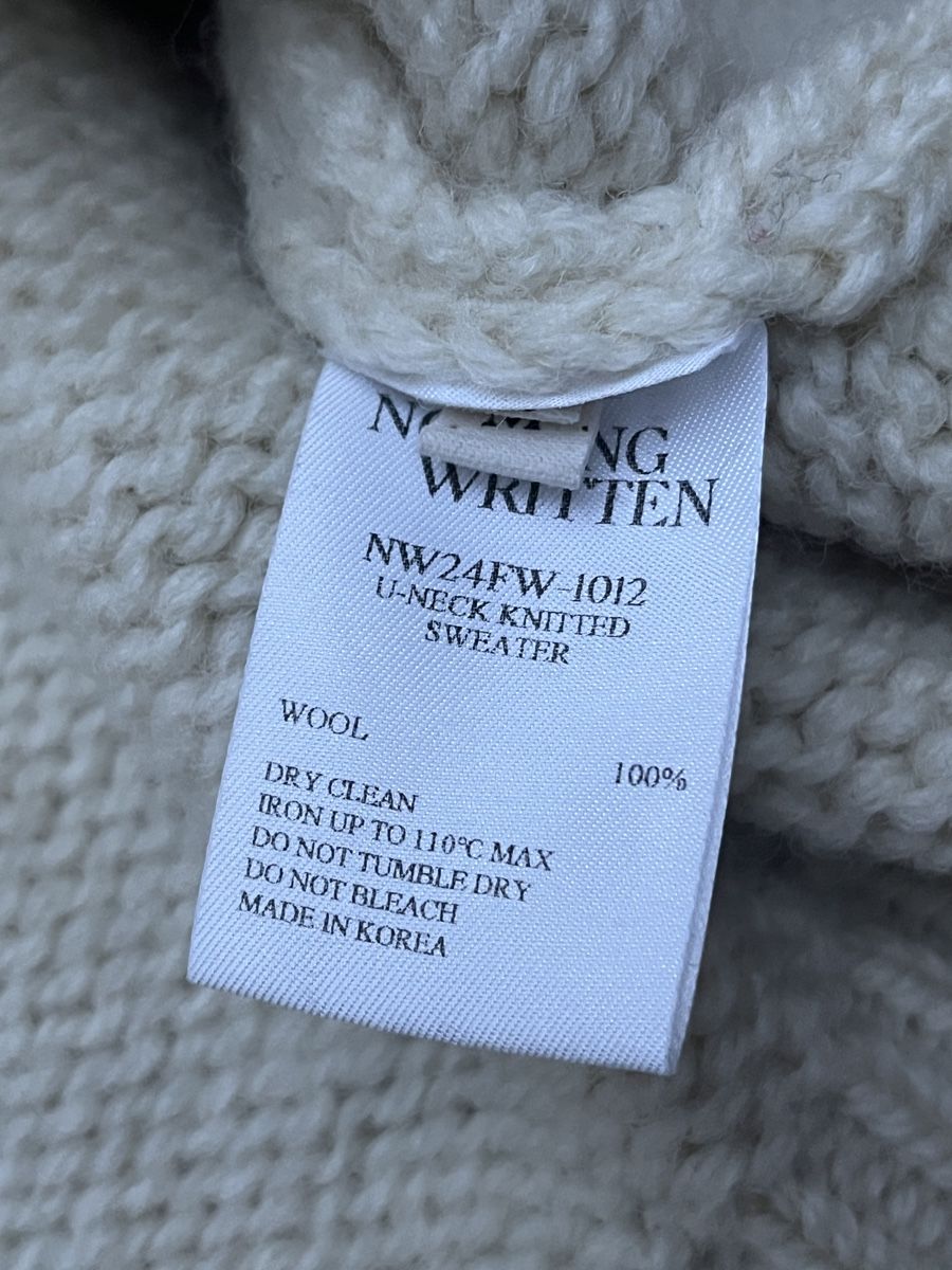 Maglioni & Felpe: Natur-Weisser Strickpullover aus 100% Wolle – Nuovo (secondo la descrizione) da Bern venduto da 50percent 2