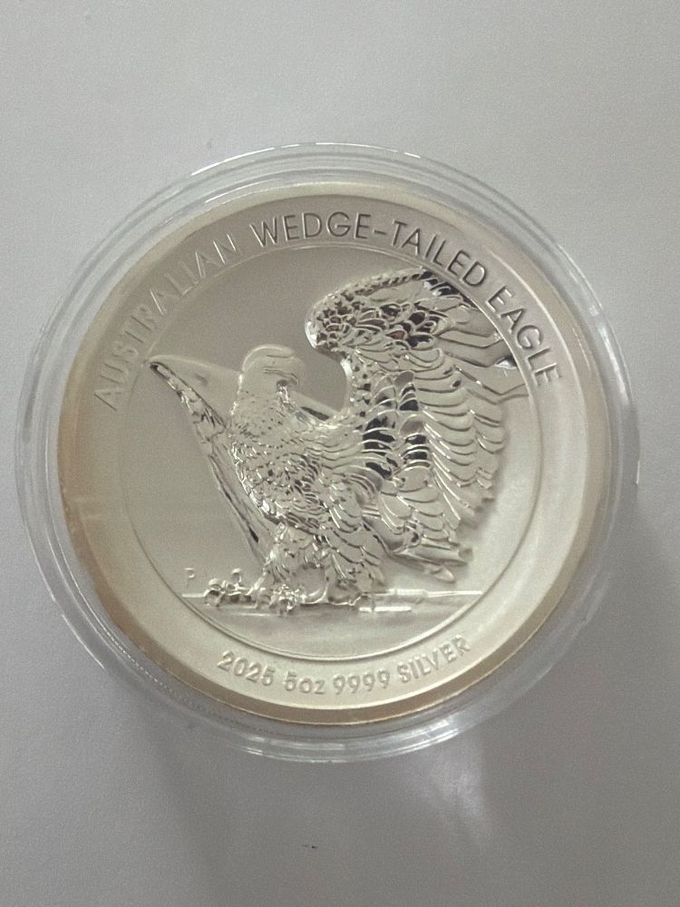 Tutti le monete: (2968) Australia 8Dollars, 5Unzen, 2025, Eagle – Usato da Rüthi (Rheintal) venduto da erdnuessli1 1