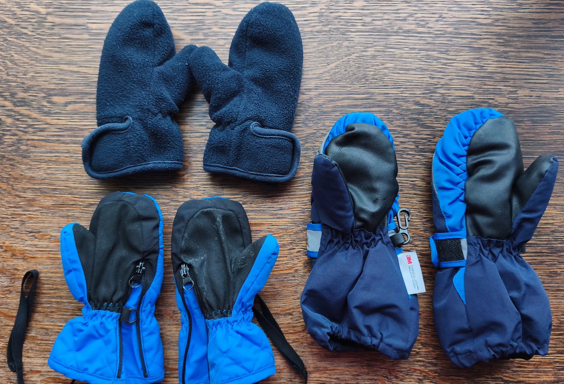 Gants: Skihandschuhe mit Reflektorstreifen – D'occasion à Steinhausen par par_zj7c 4