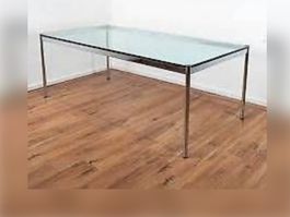 USM Haller Glastisch schwarz   200x100cm Lieferung Gratis
