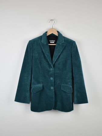 Boutique Moschino Blazer, Gr.36, Manchester, petrol