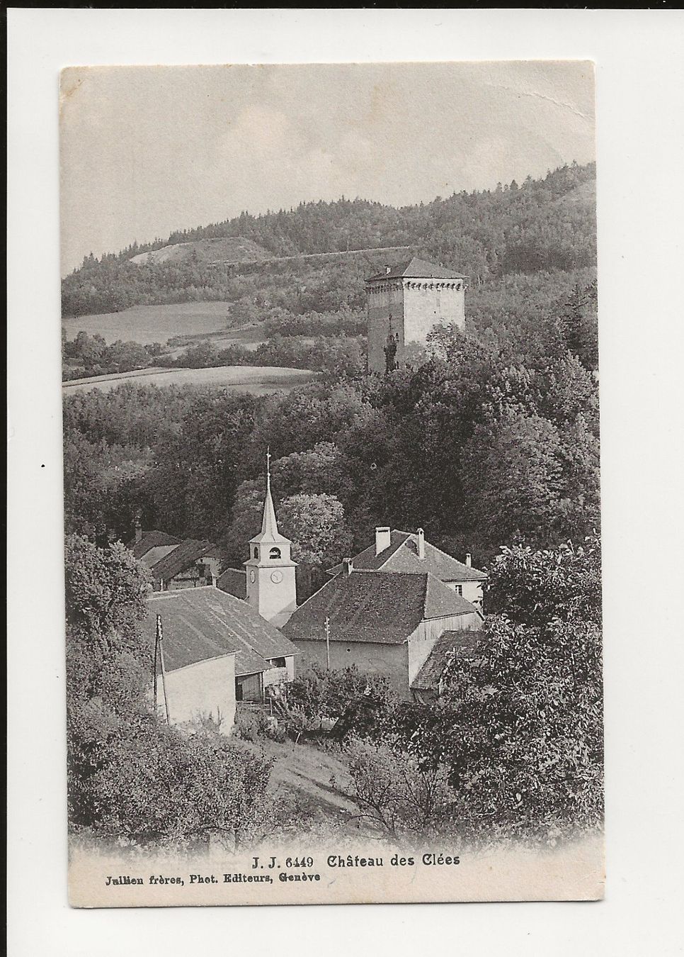 Ansichtskarten: AK 1908 Château des Clées – Gebraucht aus Greifensee von 315WDO