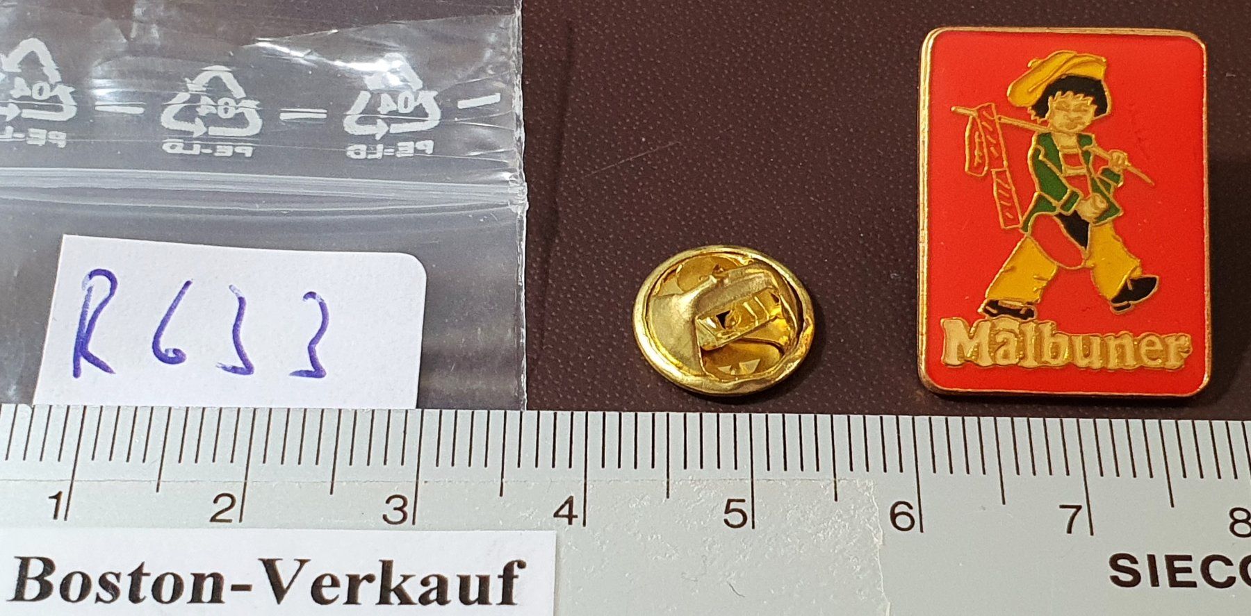 Placchette & Badge: R633 - Pin Junge Mädchen Kind Wanderer Malbuner – Usato da Reinach BL venduto da Boston-Verkauf 1