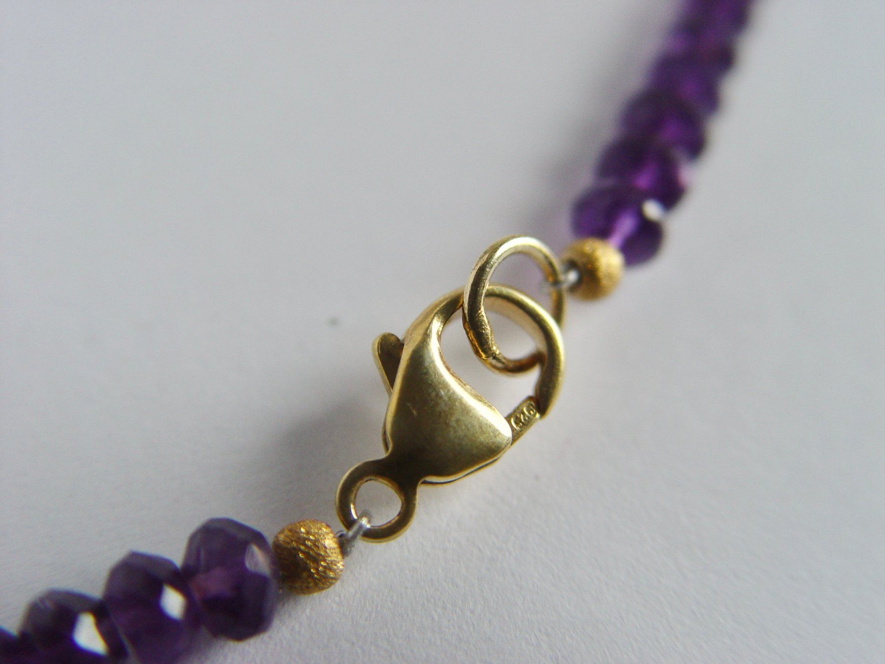Catenine: Collier Amethyst mit Silber, vergoldet – Nuovo (secondo la descrizione) da Henggart venduto da gernli 3