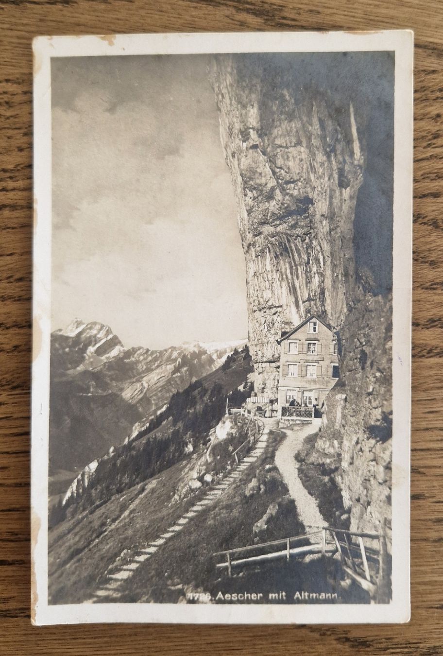 Cartoline postali: Aescher, interessante Stempel, 1929 – Usato da Ebikon venduto da Donar50