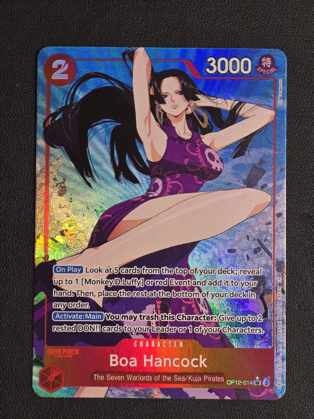Bandai Sammelbilder & Trading cards: Carte One Piece Boa Hancock OP12-014 – Neu (gemäss Beschreibung) aus Cointrin von PokeAku
