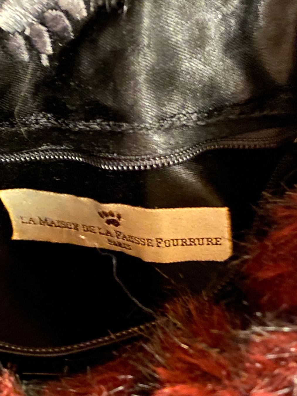 Zaini: Great faux fur maroon backpack – Usato da Grund b. Gstaad venduto da PlageNeige 4