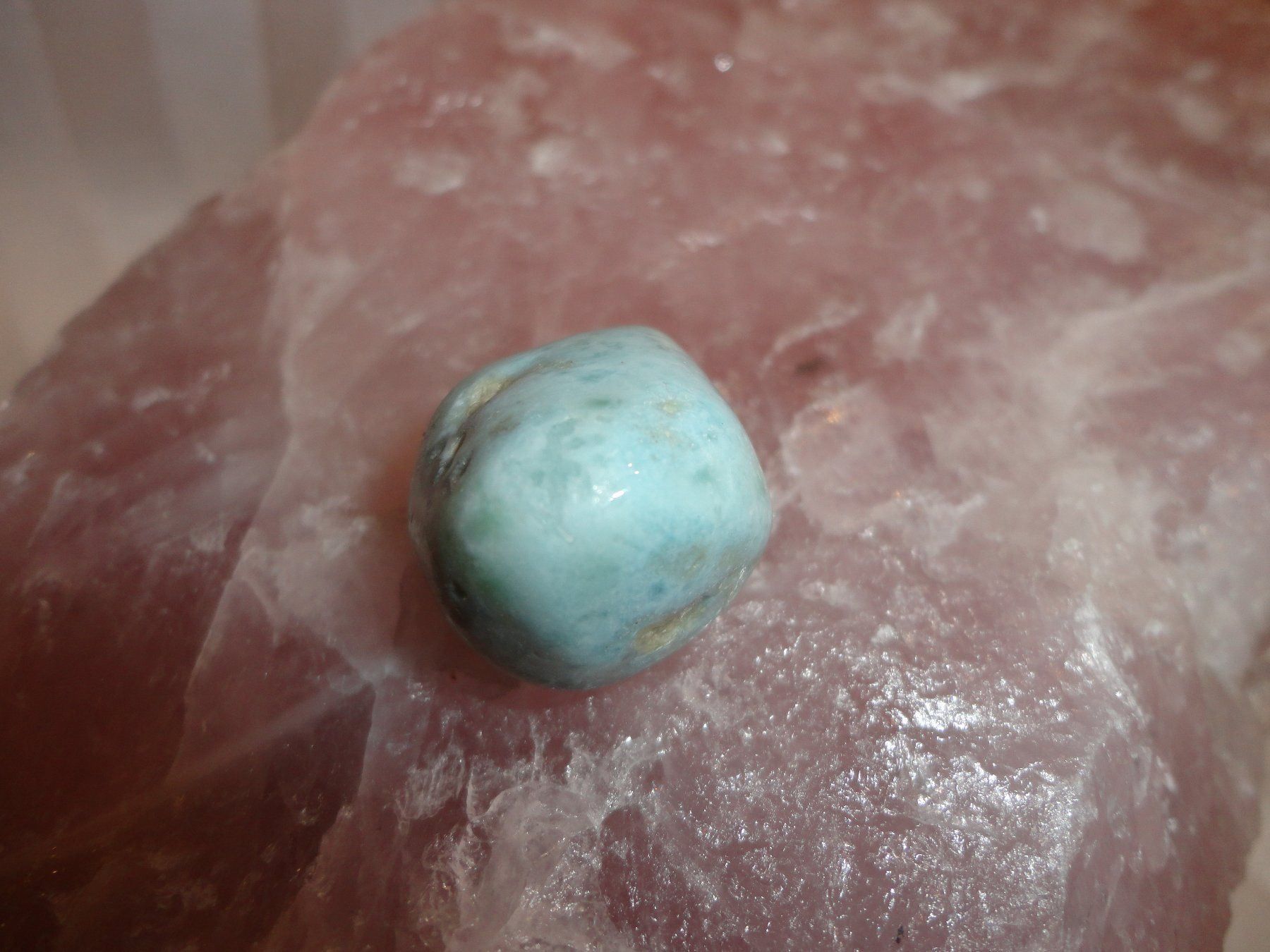 Pierres précieuses: Larimar echt. A – Neuf (Voir description) à Biberist par Steine 1