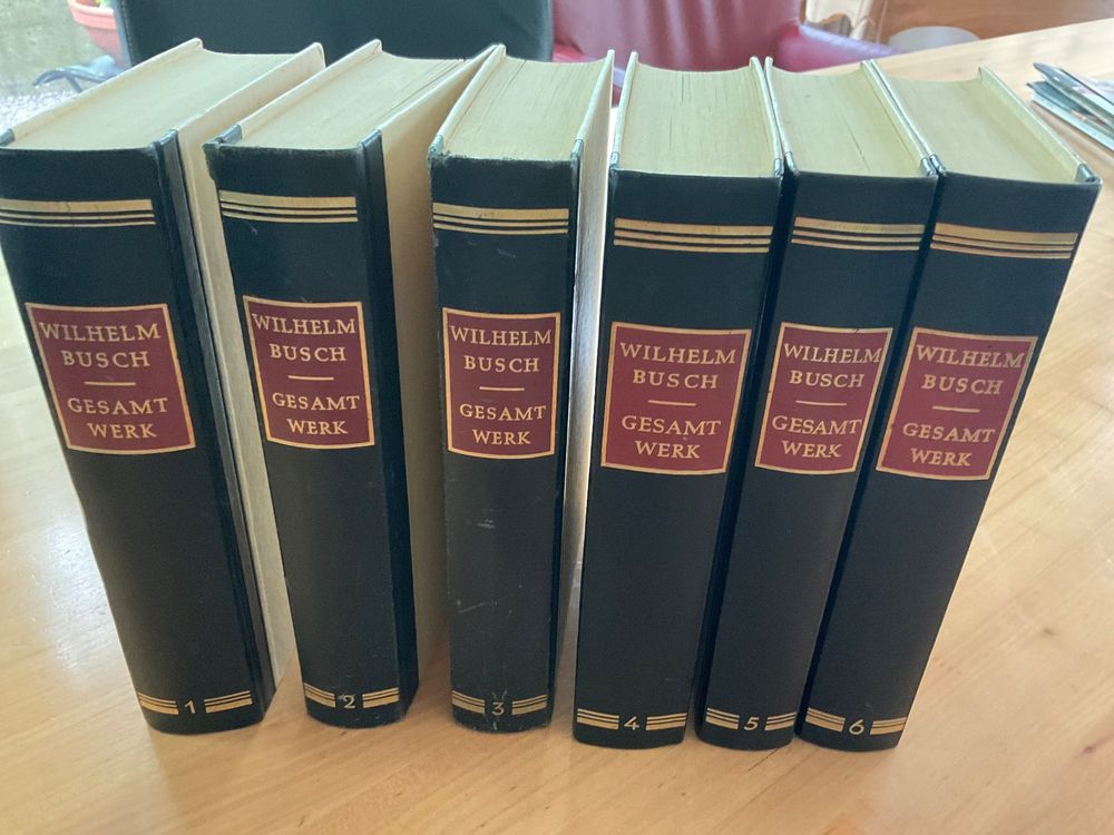 Livres: 6 Bücher original Wilhelm Busch-Gesamt Werk – D'occasion à Baden par luz_fxr5
