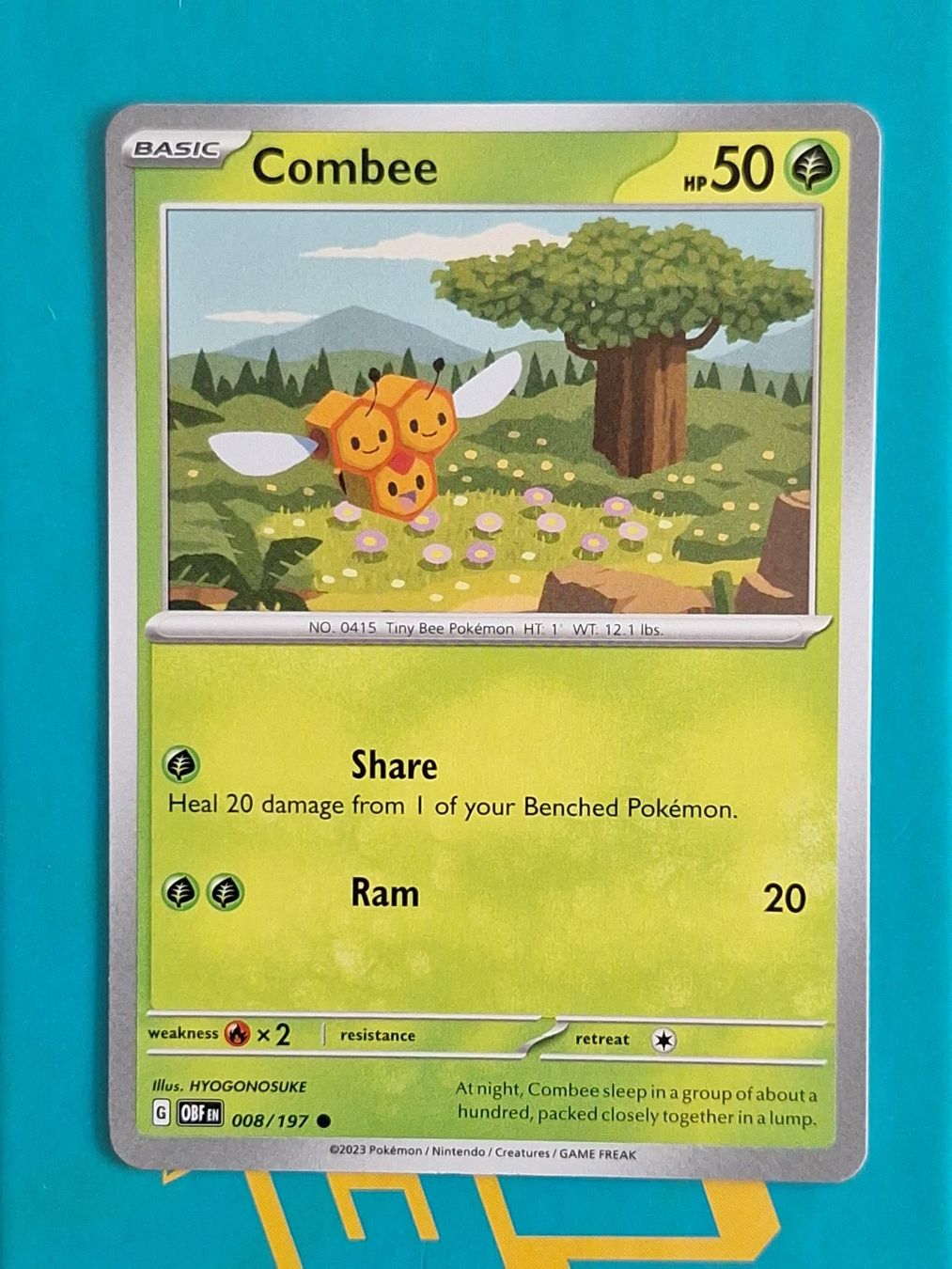 Pokémon Carte collezionabili: Combee - Pokemon Obsidian Flames – Usato da Altstätten SG venduto da GGsGameshop