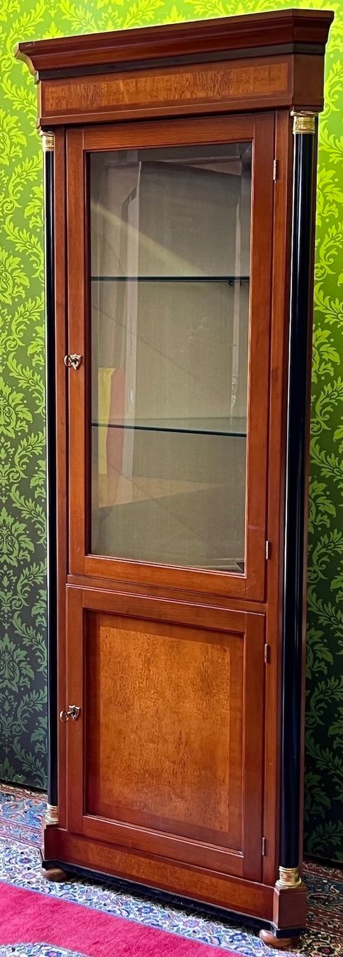 Vetrine: Biedermeier Eckvitrine Eckschrank Vitrine Barock SELVA – Usato da Gemünden venduto da GEUENWALD 5
