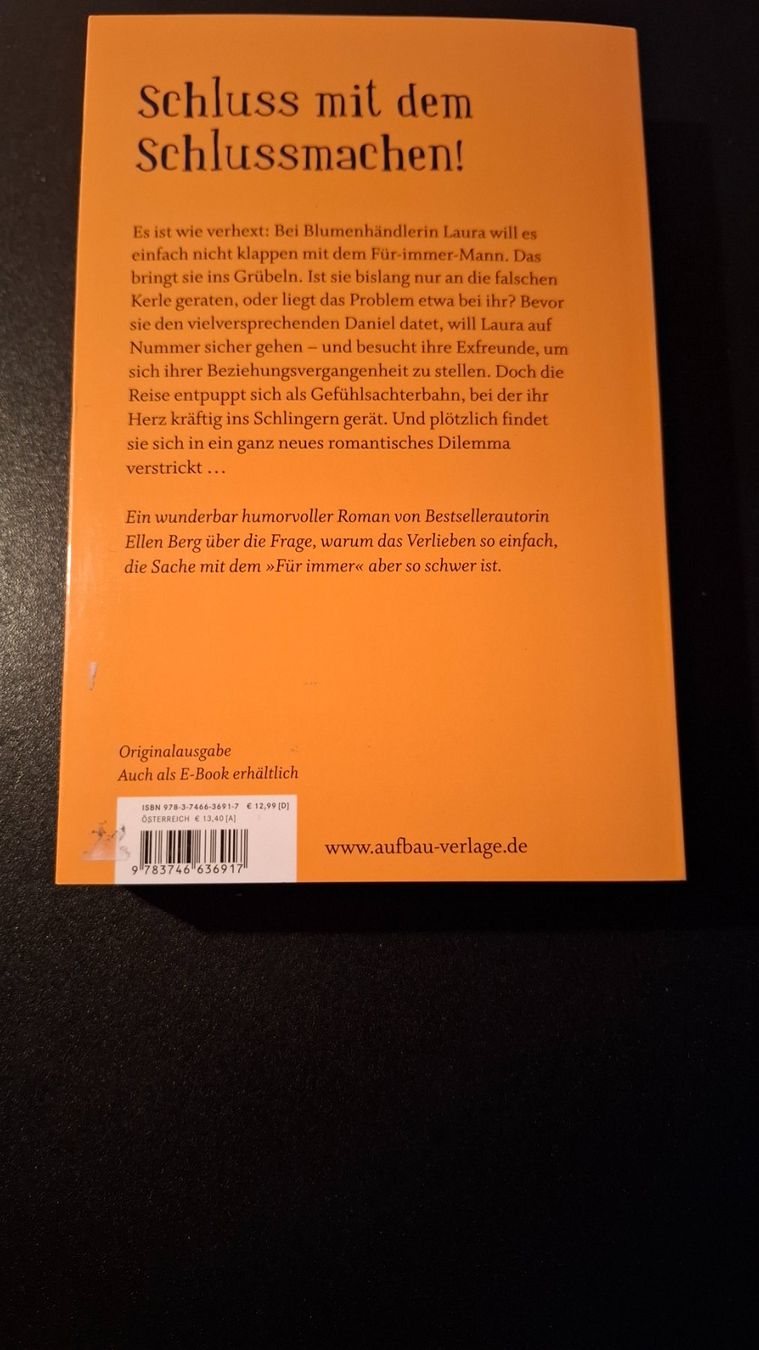 Bücher: *Für immer, oder was?* Ellen Berg / Tb – Gebraucht aus Brütten von Sigimi 1