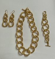 The KOOPLES: Modeschmuck; Halskette,Armband&Ohrringe LP 355.