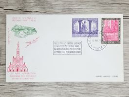 CL05 Enveloppe + Timbre Poste Vaticane 1967