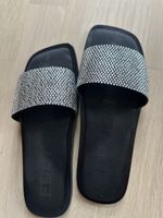 EddyDaniele, Pantoletten mit Swarovski Strass, NEU