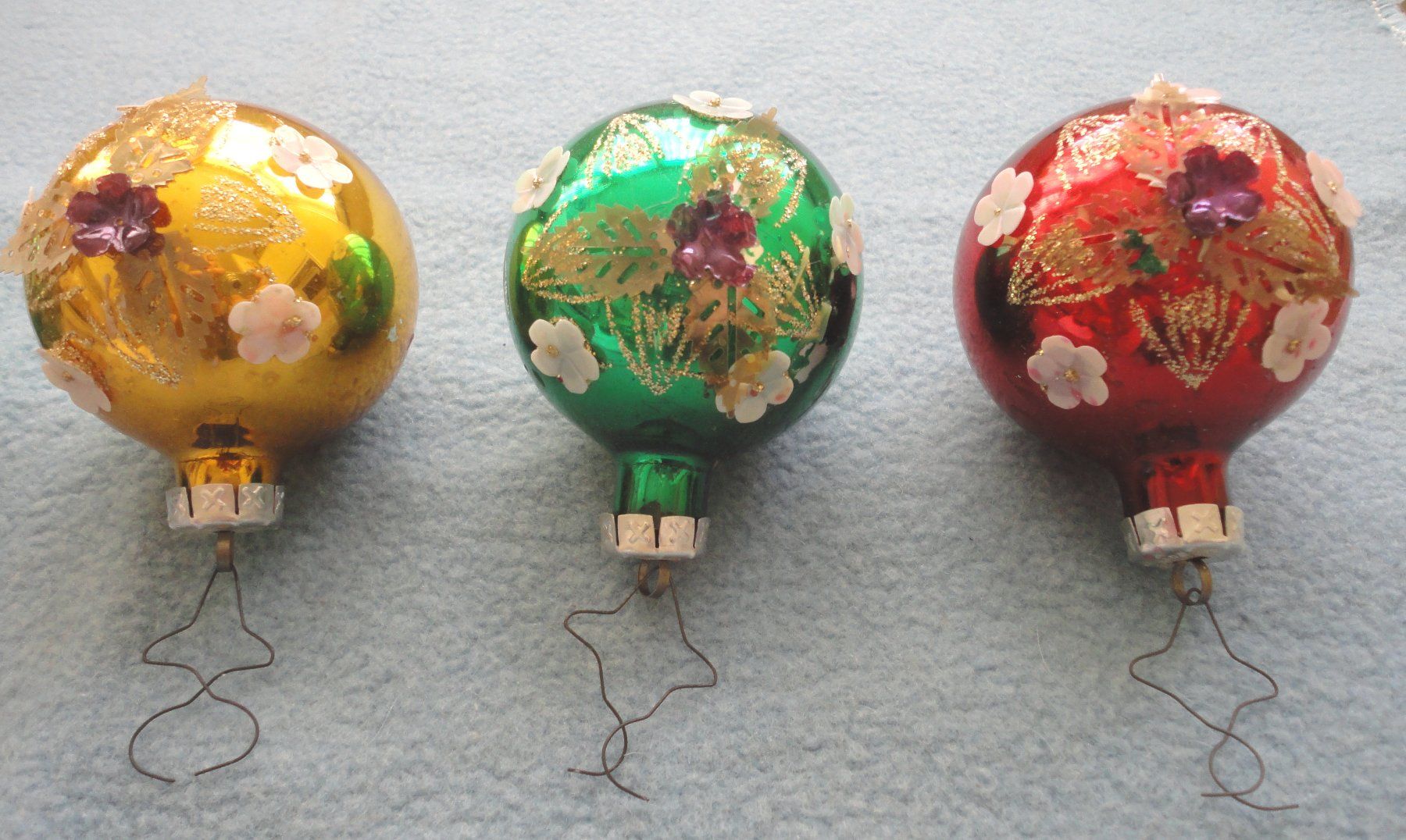 Tutte le decorazioni: Weihnachtskugeln 5 Stk. alt, Made GDR – Usato da zürich venduto da parts5060 3
