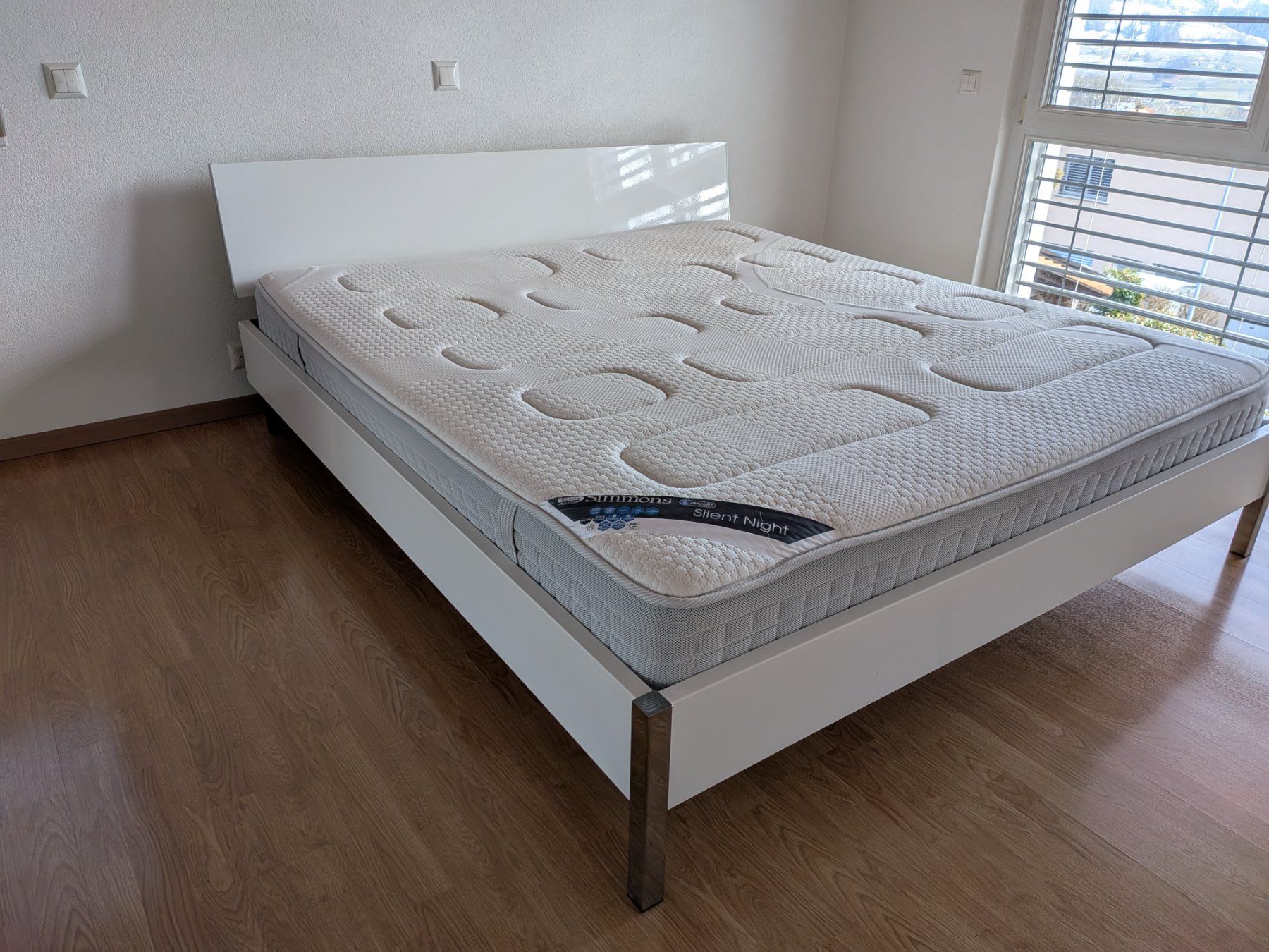 Letti: Lit blanc L188xP210 avec 2 sommiers – Usato da Avry-devant-Pont venduto da OBoss 3